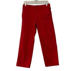 Vineyard Vines Shep & Ian Cropped Chino Pants size 2 XS Red